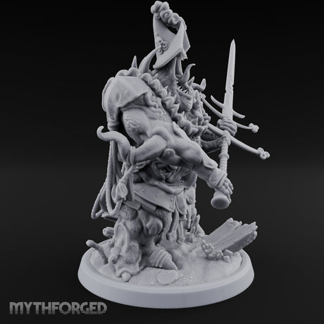 Barnacle Encrusted Dead Sailor A Miniature for Dungeons and Dragons, Pathfinder or other TTRPGs