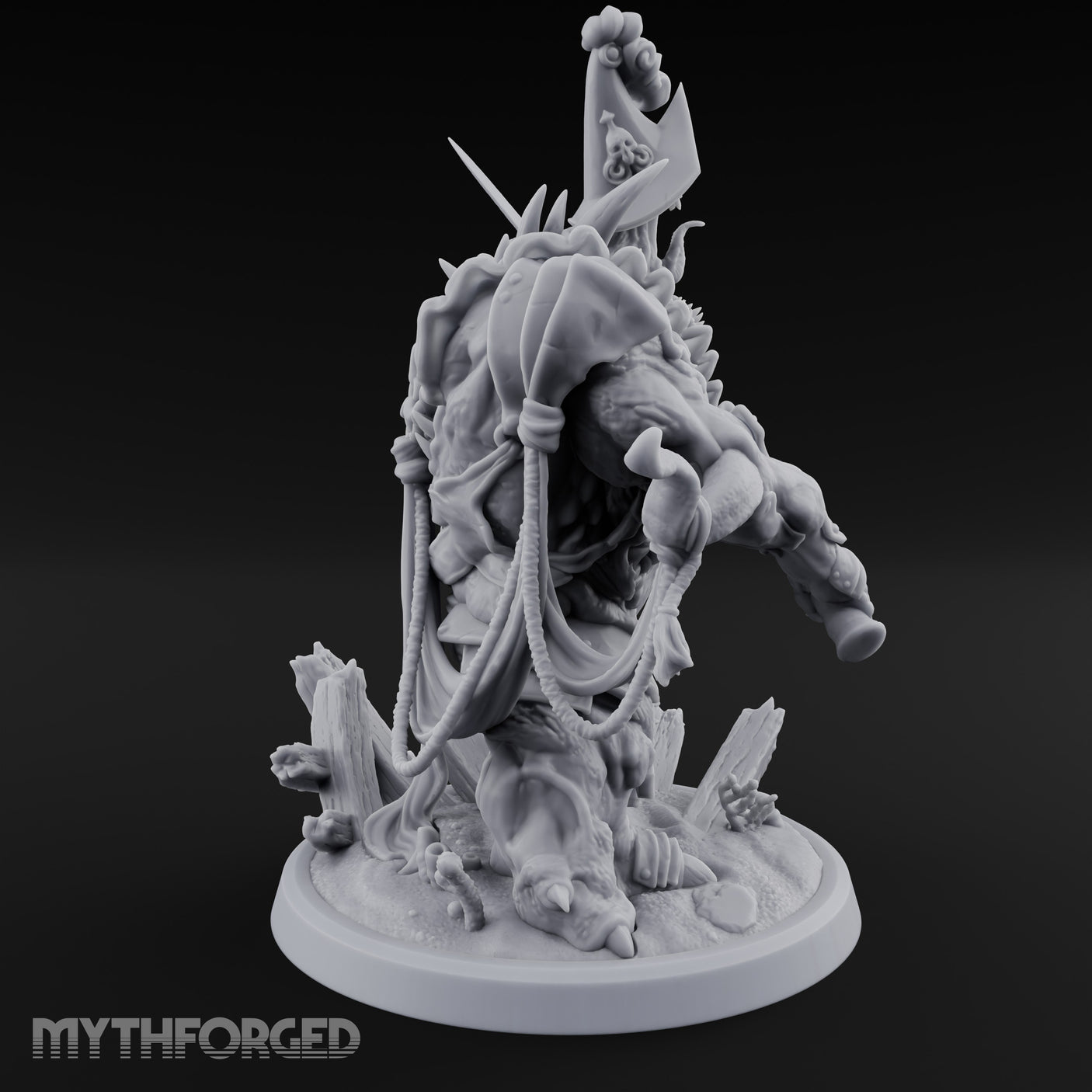 Barnacle Encrusted Dead Sailor A Miniature for Dungeons and Dragons, Pathfinder or other TTRPGs