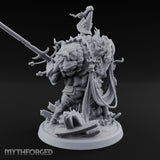 Barnacle Encrusted Dead Sailor A Miniature for Dungeons and Dragons, Pathfinder or other TTRPGs