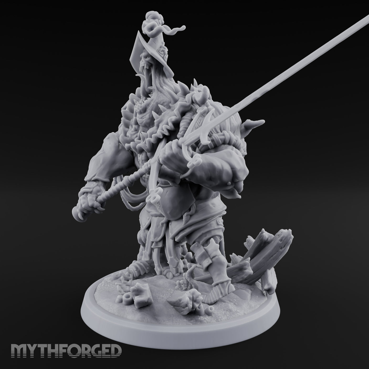 Barnacle Encrusted Dead Sailor A Miniature for Dungeons and Dragons, Pathfinder or other TTRPGs
