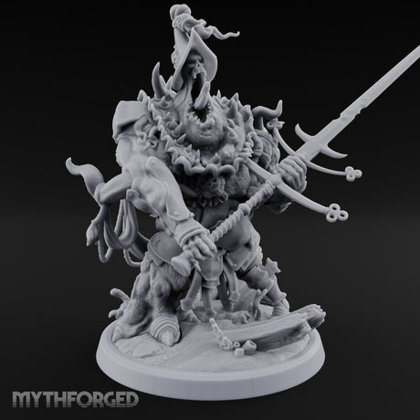 Barnacle Encrusted Dead Sailor A Miniature for Dungeons and Dragons, Pathfinder or other TTRPGs
