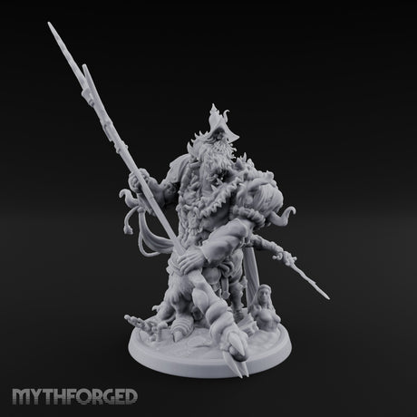 Barnacle Encrusted Dead Sailor B Miniature for Dungeons and Dragons, Pathfinder or other TTRPGs