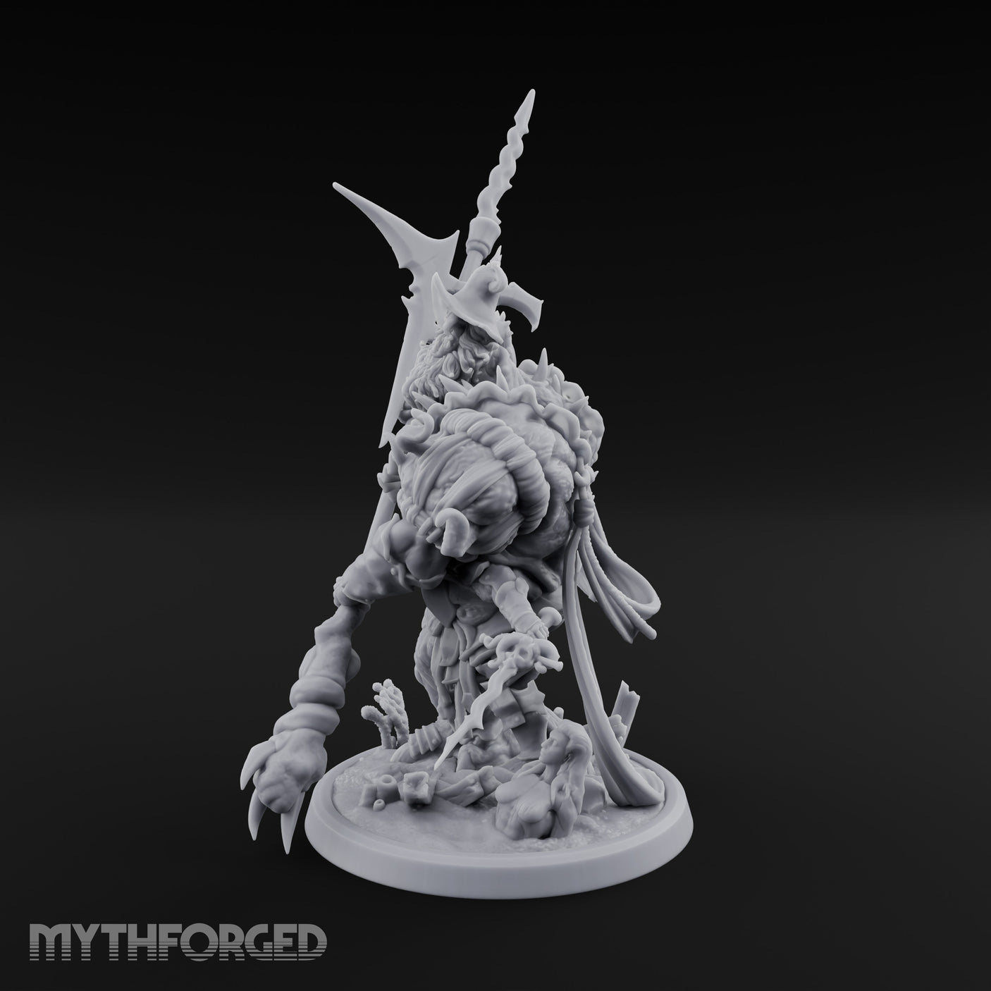 Barnacle Encrusted Dead Sailor B Miniature for Dungeons and Dragons, Pathfinder or other TTRPGs