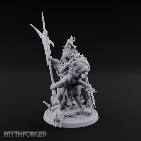 Barnacle Encrusted Dead Sailor B Miniature for Dungeons and Dragons, Pathfinder or other TTRPGs