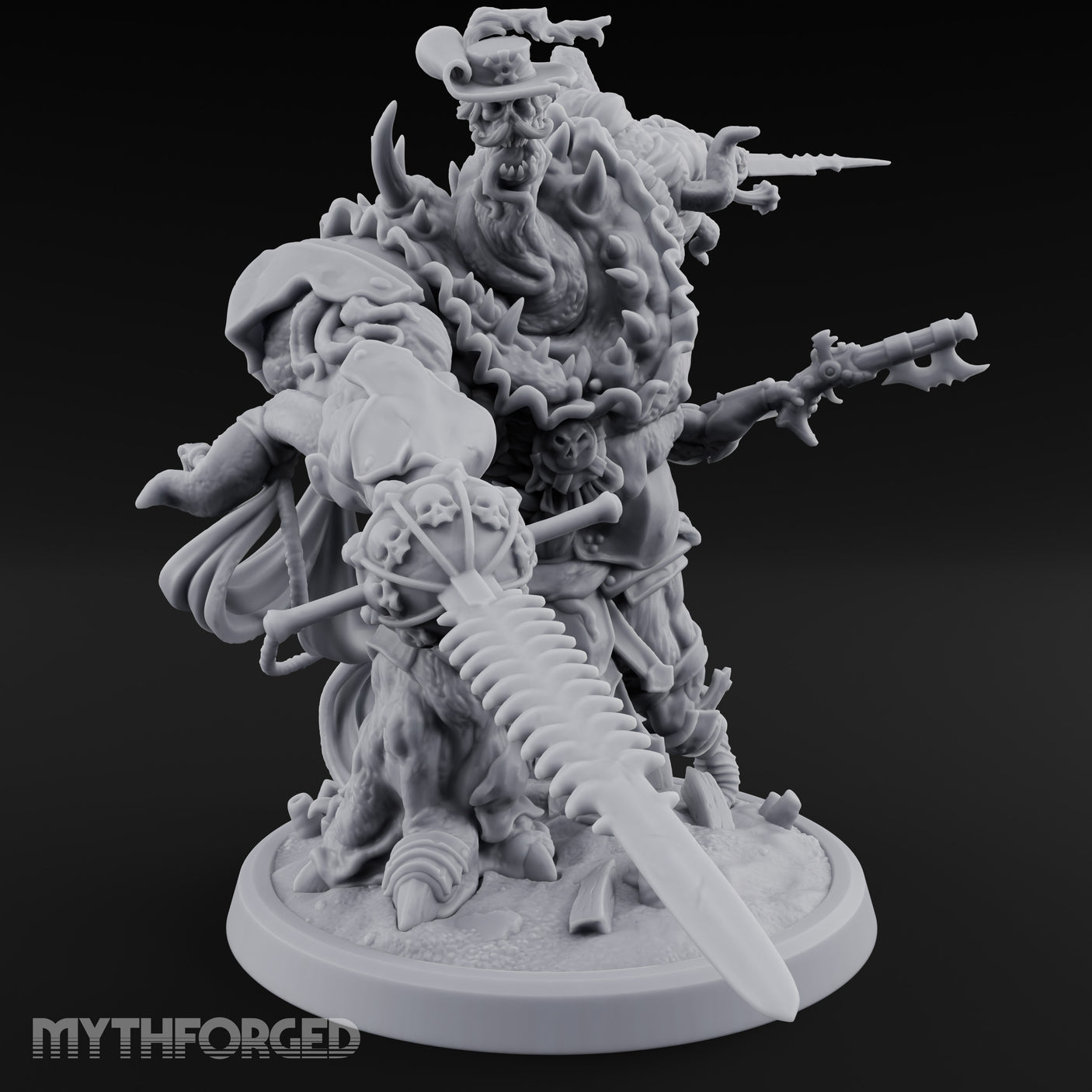 Barnacle Encrusted Dead Sailor C Miniature for Dungeons and Dragons, Pathfinder or other TTRPGs