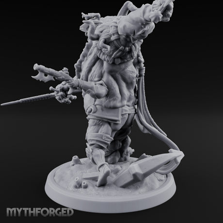 Barnacle Encrusted Dead Sailor C Miniature for Dungeons and Dragons, Pathfinder or other TTRPGs