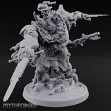 Barnacle Encrusted Dead Sailor C Miniature for Dungeons and Dragons, Pathfinder or other TTRPGs