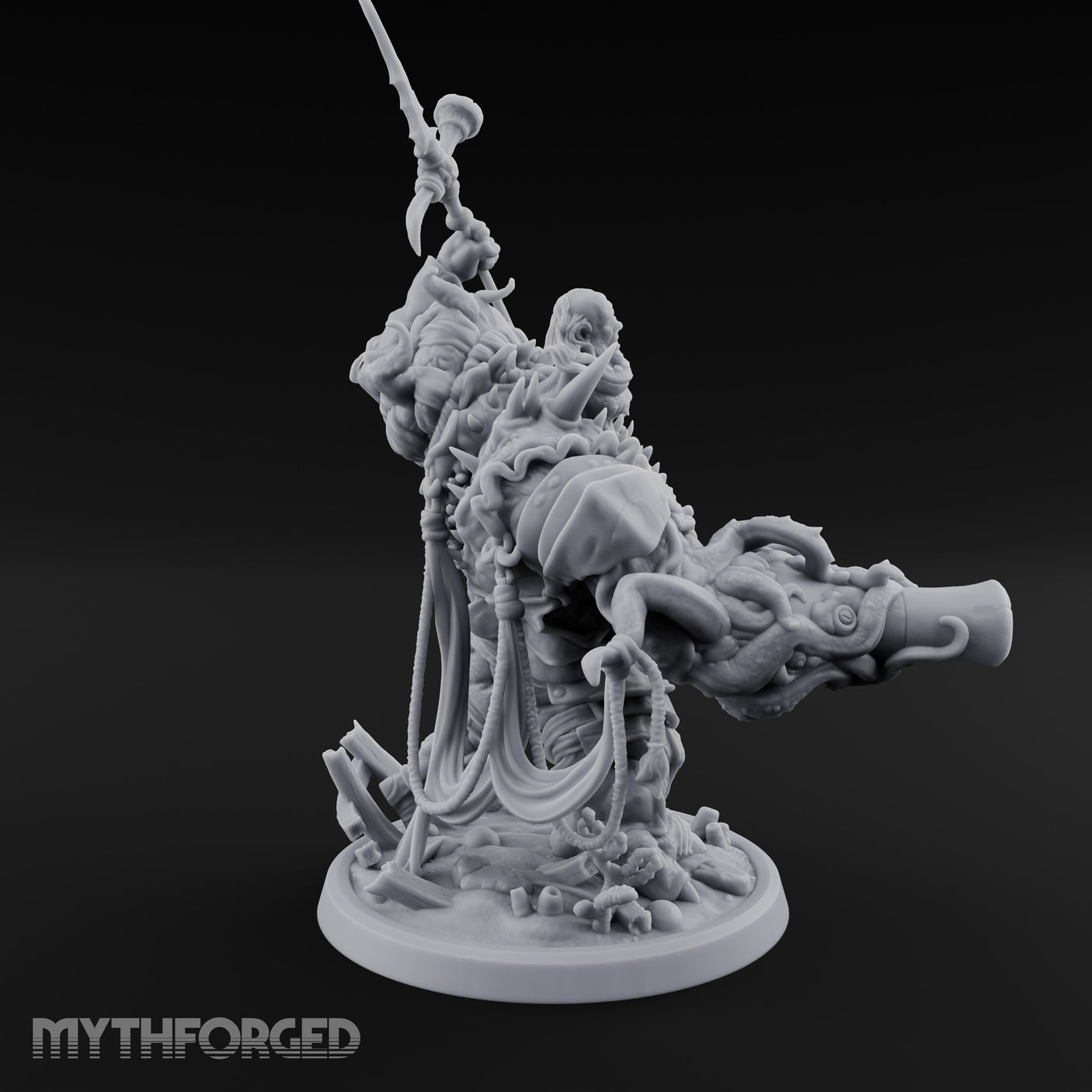 Barnacle Encrusted Dead Sailor D Miniature for Dungeons and Dragons, Pathfinder or other TTRPGs