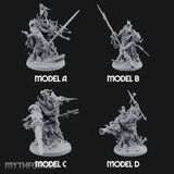 Barnacle Encrusted Dead Sailors Miniature for Dungeons and Dragons, Pathfinder or other TTRPGs