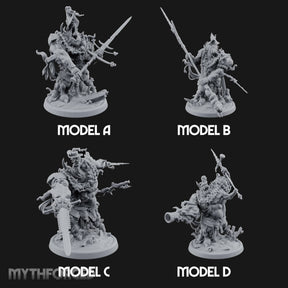 Barnacle Encrusted Dead Sailors Miniature for Dungeons and Dragons, Pathfinder or other TTRPGs