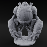 Cobbled Together Golem Barrel Brute Miniature for Dungeons and Dragons, Pathfinder or other TTRPGs