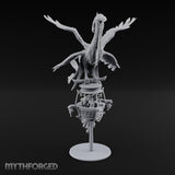 Basket Boat Clutching Giant Raven Carrier Miniature for Dungeons and Dragons, Pathfinder or other TTRPGs