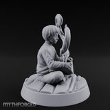 Magic Conjuring Young Boy Miniature for Dungeons and Dragons, Pathfinder or other TTRPGs