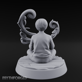 Magic Conjuring Young Boy Miniature for Dungeons and Dragons, Pathfinder or other TTRPGs