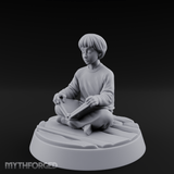 Magic Conjuring Young Boy Miniature for Dungeons and Dragons, Pathfinder or other TTRPGs