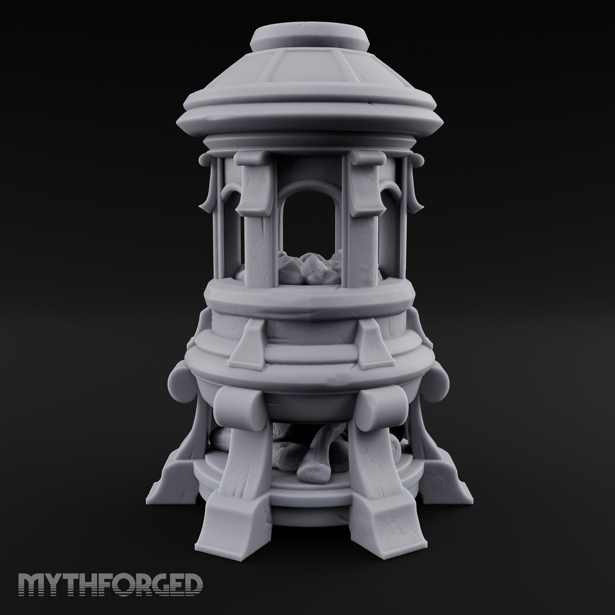 Steam Rises, Shoulders Drop Ornate Bathhouse Terrain C