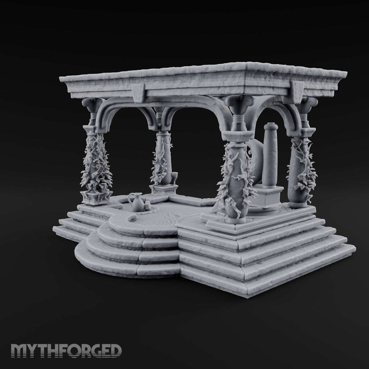 Steam Rises, Shoulders Drop Ornate Bathhouse Terrain D
