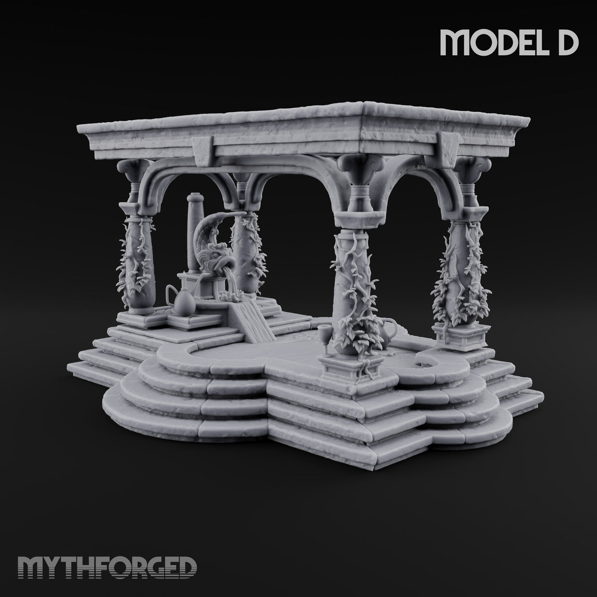 Steam Rises, Shoulders Drop Ornate Bathhouse Terrain D