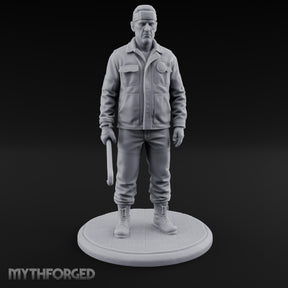 Baton Dangling Human Thug Miniature for Dungeons and Dragons, Pathfinder or other TTRPGs