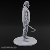 Baton Dangling Human Thug Miniature for Dungeons and Dragons, Pathfinder or other TTRPGs