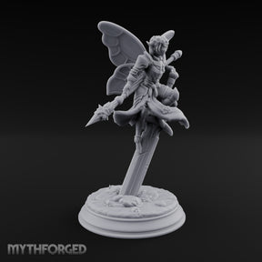 Poised on a Blade Fairy Warrior