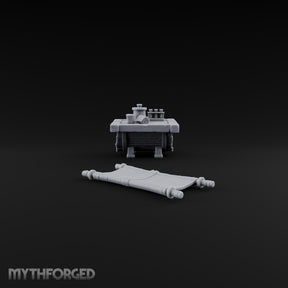 Stretcher Case Pending Wooden Medic Table and Stretcher