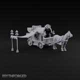 Ambulance Before Anaesthesia Horse-Drawn Medic Wagon