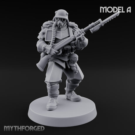Bayonet Fixed Rifle Advancing Ashen Trooper A gallery 1