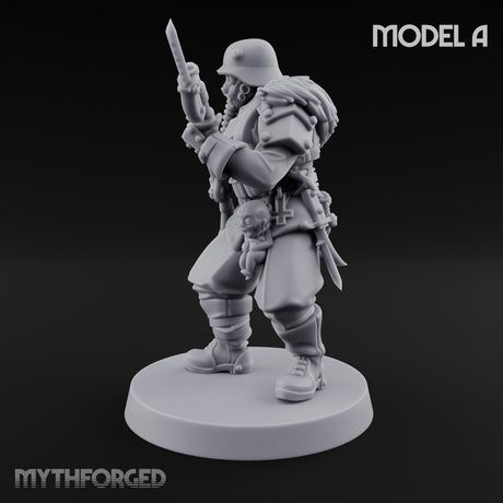 Bayonet Fixed Rifle Advancing Ashen Trooper A gallery 13
