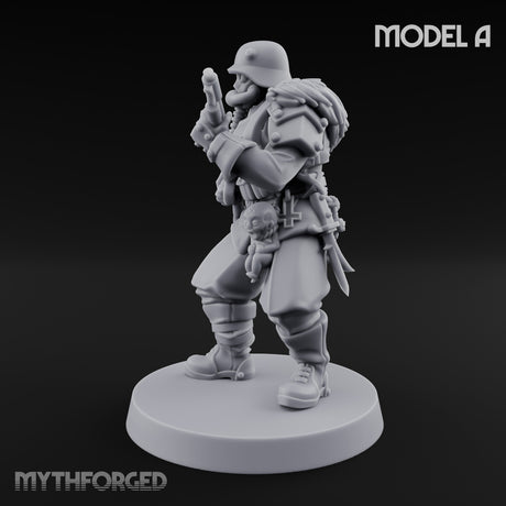 Bayonet Fixed Rifle Advancing Ashen Trooper A gallery 14