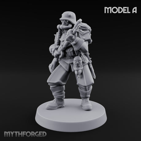 Bayonet Fixed Rifle Advancing Ashen Trooper A gallery 16
