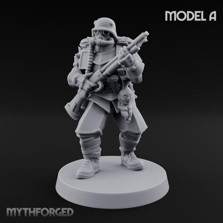Bayonet Fixed Rifle Advancing Ashen Trooper A gallery 18
