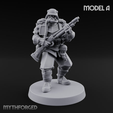 Bayonet Fixed Rifle Advancing Ashen Trooper A gallery 2