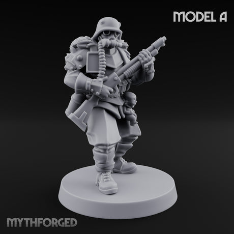 Bayonet Fixed Rifle Advancing Ashen Trooper A gallery 4