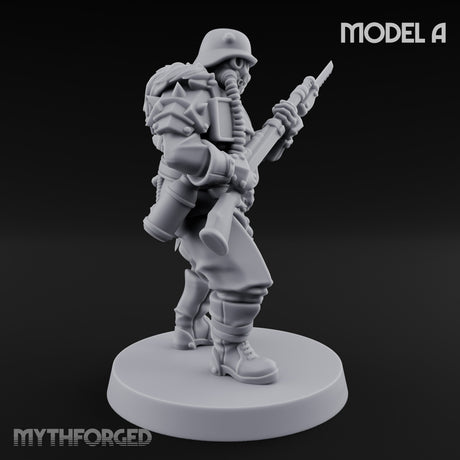 Bayonet Fixed Rifle Advancing Ashen Trooper A gallery 5