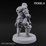 Bayonet Fixed Rifle Advancing Ashen Trooper A Miniature for Dungeons and Dragons, Pathfinder or other TTRPGs