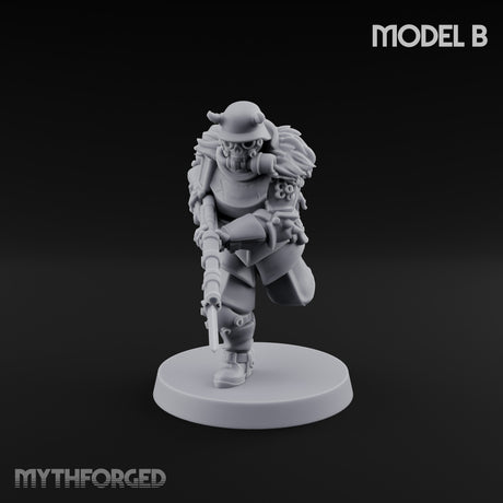Bayonet Fixed Rifle Advancing Ashen Trooper B — Rifle