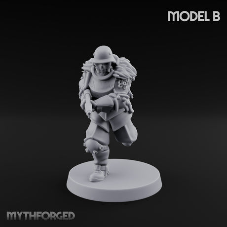 Bayonet Fixed Rifle Advancing Ashen Trooper B — Shotgun