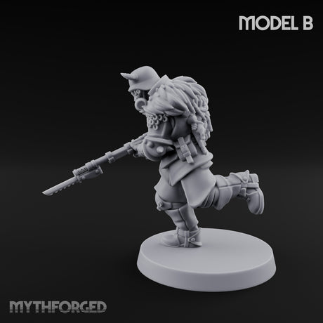 Bayonet Fixed Rifle Advancing Ashen Trooper B gallery 13