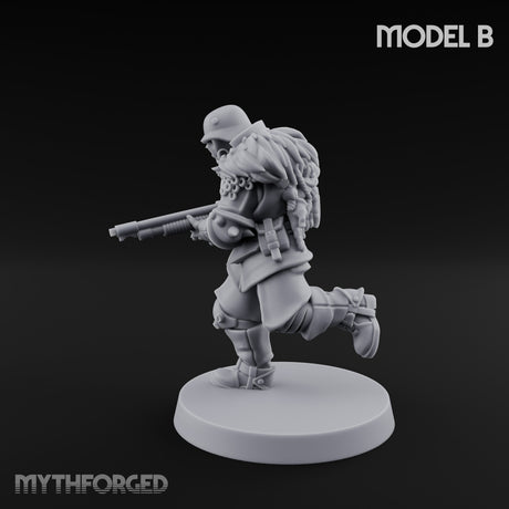 Bayonet Fixed Rifle Advancing Ashen Trooper B gallery 14