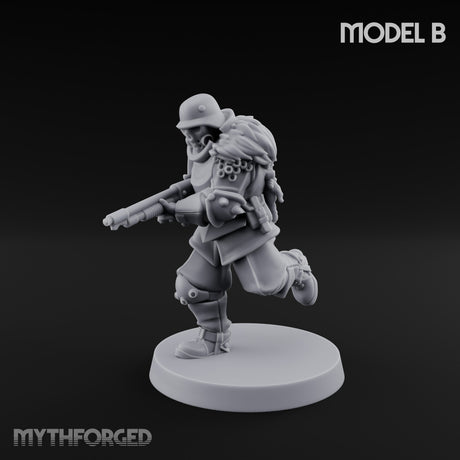 Bayonet Fixed Rifle Advancing Ashen Trooper B gallery 16