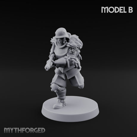 Bayonet Fixed Rifle Advancing Ashen Trooper B gallery 18