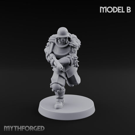 Bayonet Fixed Rifle Advancing Ashen Trooper B gallery 2