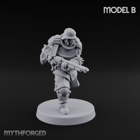 Bayonet Fixed Rifle Advancing Ashen Trooper B gallery 4