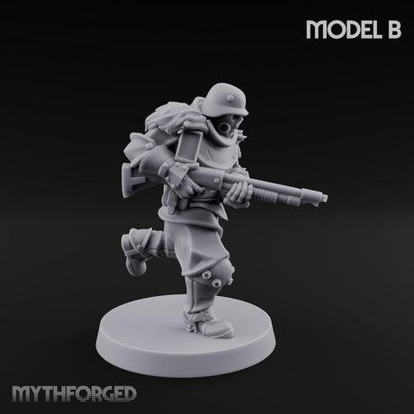 Bayonet Fixed Rifle Advancing Ashen Trooper B gallery 6