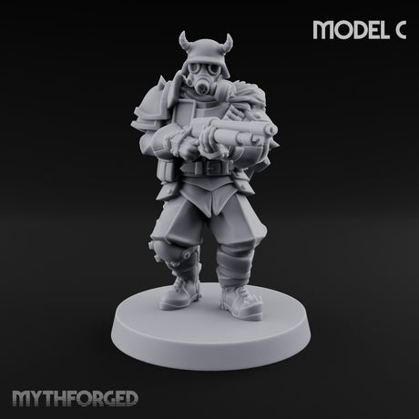 Bayonet Fixed Rifle Advancing Ashen Trooper C — Shotgun