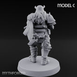 Bayonet Fixed Rifle Advancing Ashen Trooper C Miniature for Dungeons and Dragons, Pathfinder or other TTRPGs