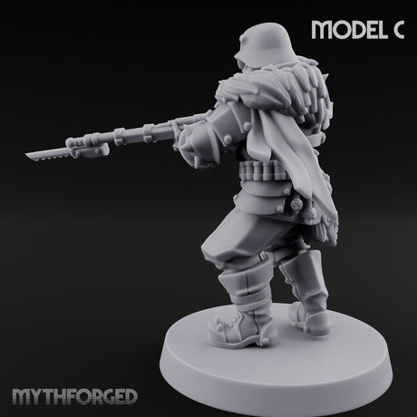 Bayonet Fixed Rifle Advancing Ashen Trooper C gallery 11
