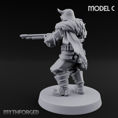 Bayonet Fixed Rifle Advancing Ashen Trooper C gallery 12