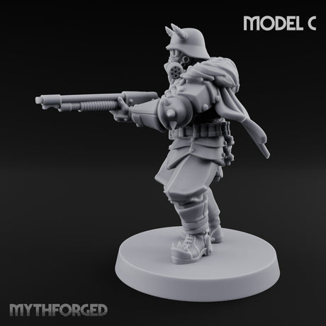 Bayonet Fixed Rifle Advancing Ashen Trooper C gallery 14